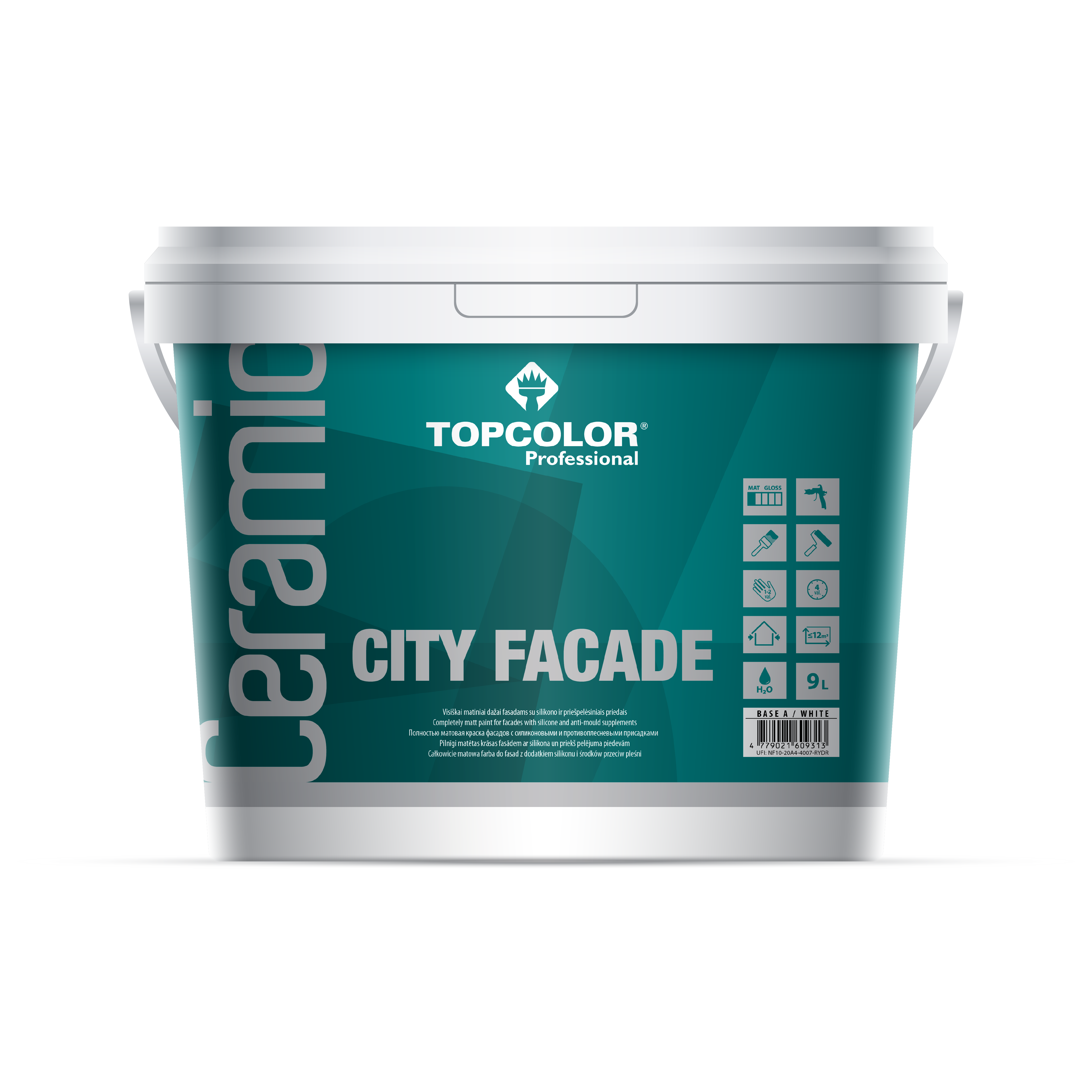 CERAMICZNA FARBA ELEWACYJNA 10L
