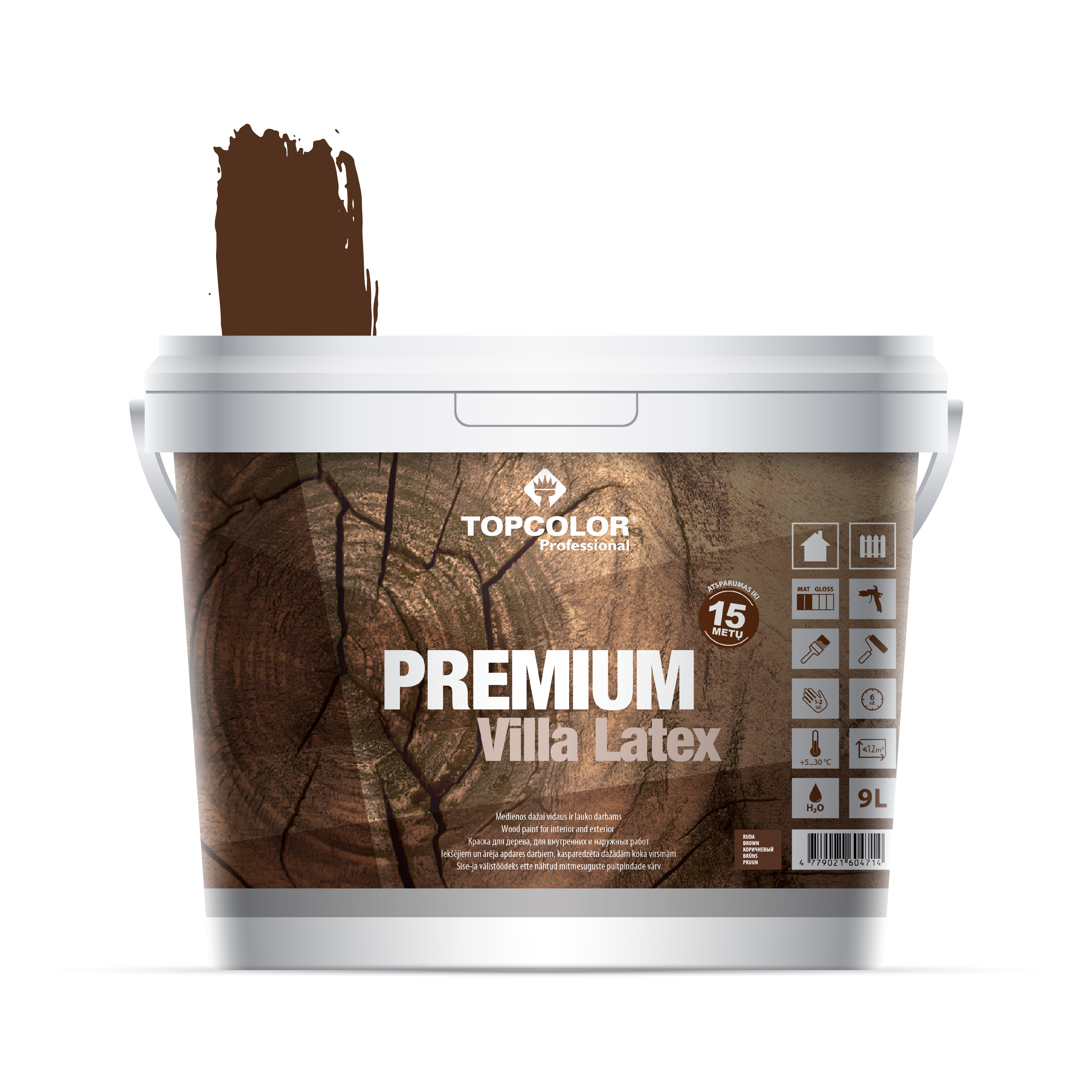 PREMIUM VILLA LATEX - Brązowy