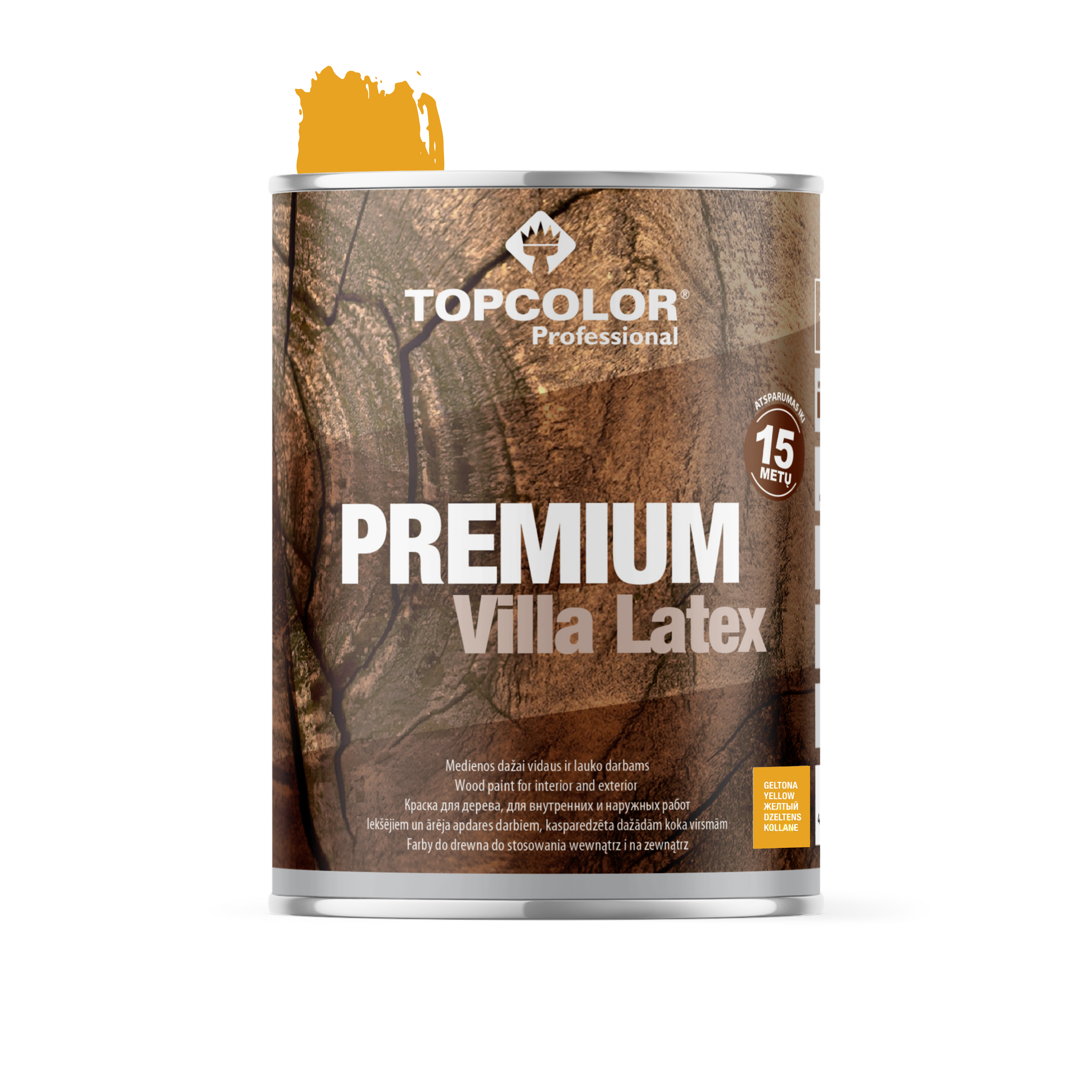 PREMIUM VILLA LATEX - Żółty